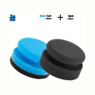 Detailmate Hand Polijstpad - 2x Schuimrubber - 90 Mm - Poetsen En Polijsten