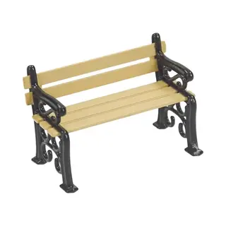 Miniatuur Tuinbank 20 X 50 Mm - Perfect Voor Tuinsettingen - 1 Stuk