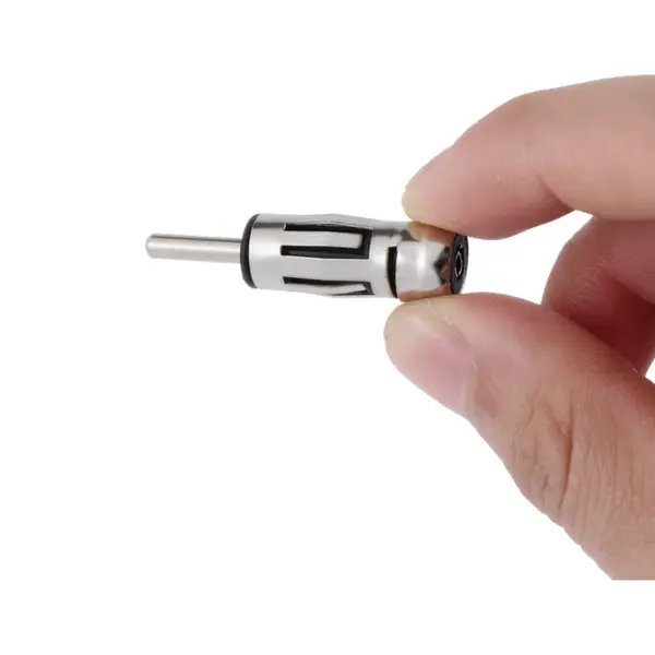SusamTech - Antenneplug Din-Iso Verloop Adapter - Autoradio Stereo Iso Din Antenne - Antennemast Adapter - Connector thumbnail