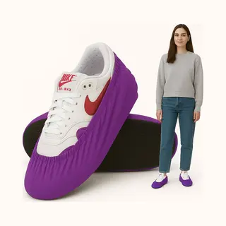 Scovvii Overschoenen | Maat 42 - 47 | Paars | Antislip | Wasbaar | Duurzaam | Sterk
