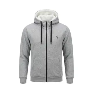 Hitman Vest Heren – Gevoerde Binnenzijde - Heren Vest Met Rits – Trainingsvest Heren - Met Capuchon – Ruime Zakken - Licht Grijs – Maat L