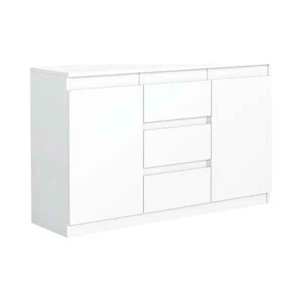 Promeubels Pro-meubels - Dressoir Detroit - Wit Mat - 120cm - Kast thumbnail