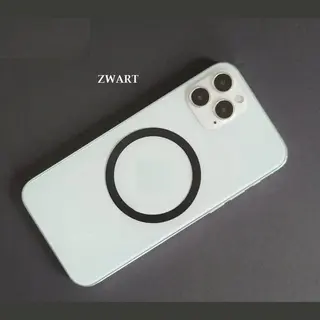 Togadget® Metaal Plaat Voor Magnetische Draadloze Oplader - Zwart