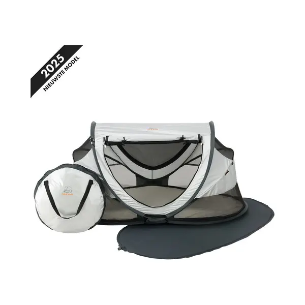 Deryan Peuter Luxe Campingbedje - Inclusief Zelfopblaasbare Matras 2, 5 Cm - Silver thumbnail