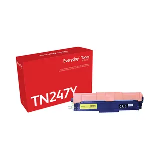 Everyday™ Yellow Toner by Xerox compatible with Brother TN247Y, High capacity
