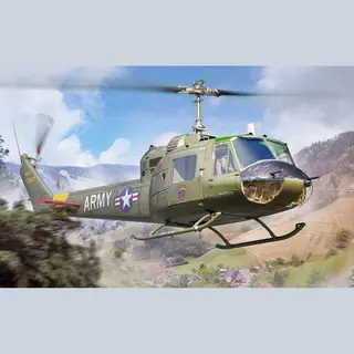 Trumpeter 1/35 Scale Us Army Uh-1B 'Huey' Utility Helicopter Model Kit