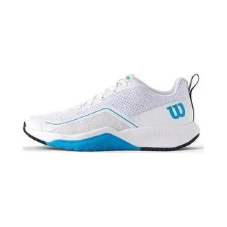Wilson Rush Pro Lite Herren-Tennisschuhe, Ultraleichtes Gefühl Und Starke Fußgewölbe-Unterstützung, Energiegeladene Leistung, Weiß/Atomic