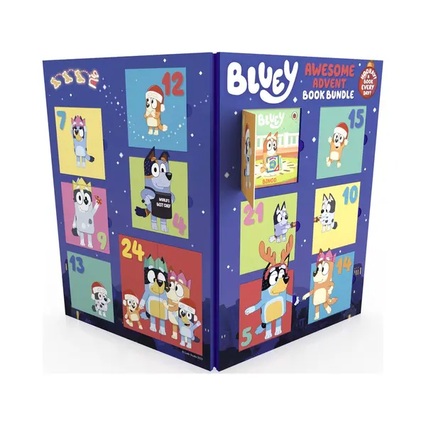Penguin Random House Children's Uk Bluey, Awesome Advent Book Bundle thumbnail