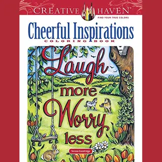 Creative Haven- Creative Haven Cheerful Inspirations Coloring Book