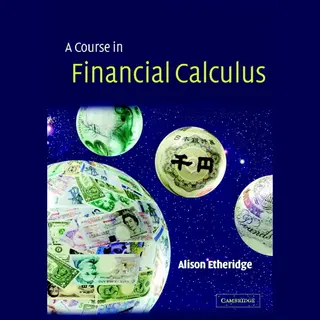 Alison Etheridge Course In Financial Calculus