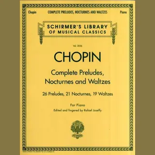 Hal Leonard Corporation Complete Preludes, Nocturnes & Waltzes , 26 Preludes, 21 Nocturnes, 19 Waltzes For Piano