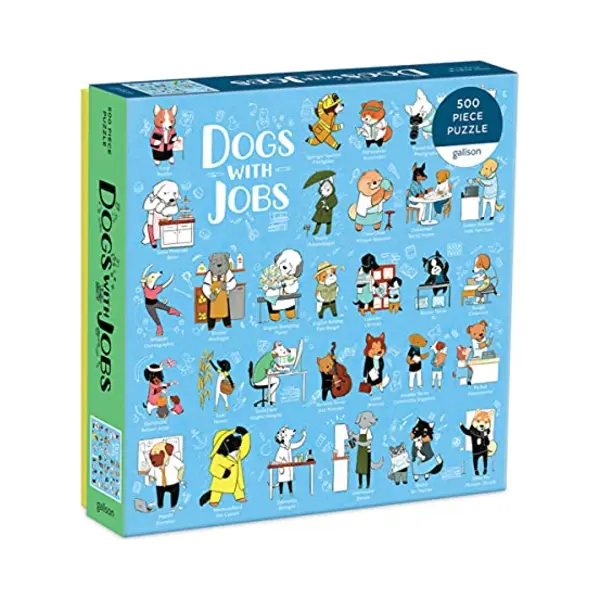 Galison Honden Met Banen 500 Stukjes Puzzel thumbnail