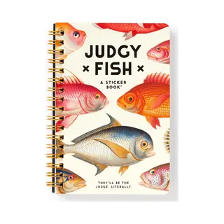 Galison Judgy Fish Sticker Book