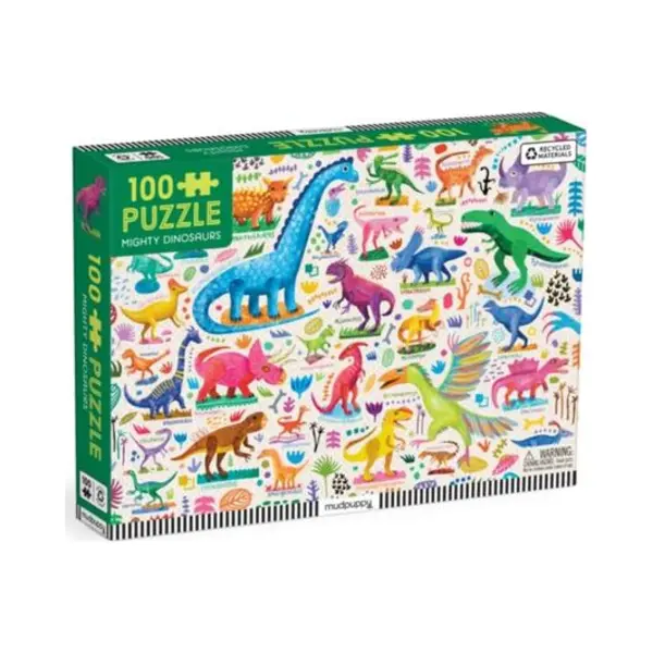 Mighty Dinosaurs 100 Piece Puzzle thumbnail