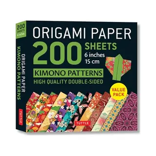 Origami Paper 200 Sheets Kimono Patterns 6 (15 Cm)