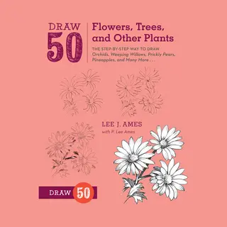 Isbn Draw 50 Flowers, Trees, and Other Plants boek Paperback 64 pagina's