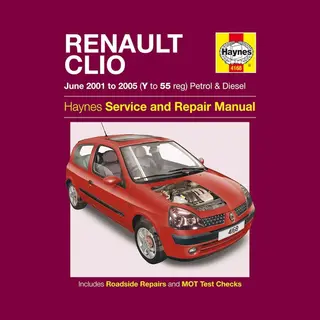 Haynes Werkplaatshandboek Renault Clio Benzine &amp, Diesel (Jun 2001-2005)