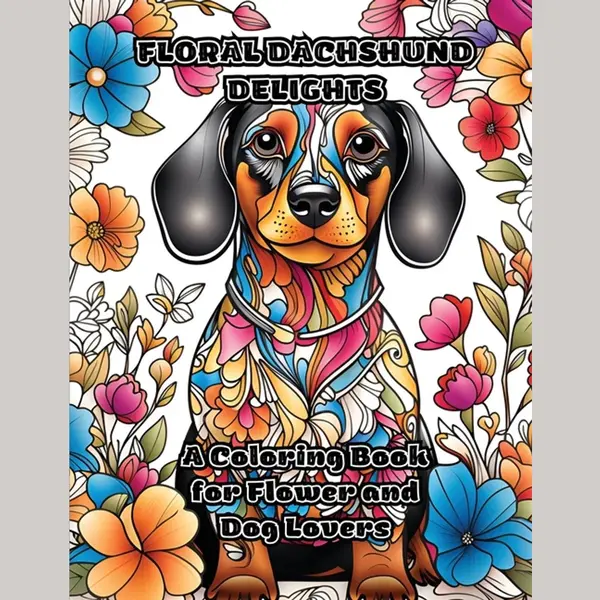 Floral Dachshund Delights thumbnail
