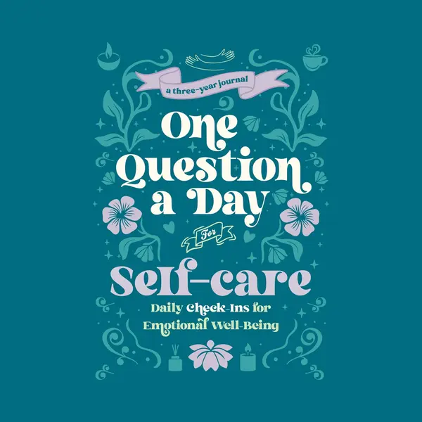 One Question A Day For Self-Care (Floral) thumbnail