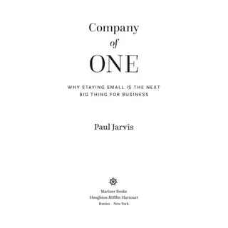 Company Of One