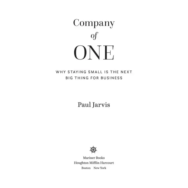 Company Of One thumbnail