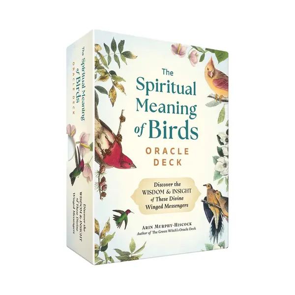 Adams Media Corporation The Spiritual Meaning Of Birds Oracle Deck , Discover The Wisdom & Insight Of These Divine Winged Messengers thumbnail