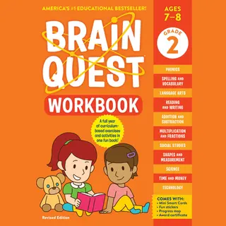 Workman Publishing Brain Quest Workbook, 2nd Grade (Revised Edition)