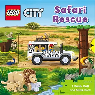 Lego® City. Push, Pull And Slide Books5- Lego® City. Safari Rescue