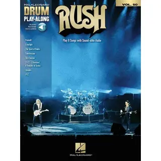 Rush - Hal Leonard Drum Play-Along Volume 50, Play 8 Songs With Sound-Alike Audio
