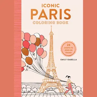 Iconic Paris Coloring Book