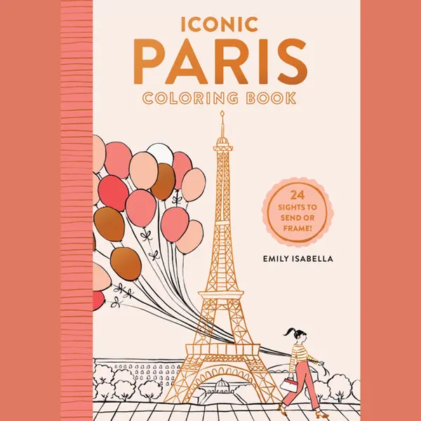 Iconic Paris Coloring Book thumbnail
