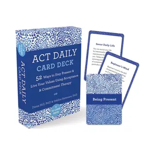 Rockridge Pr Act Daily Card Deck - Mindfulness & Acceptance Therapy - Voor Een Zinvol Leven