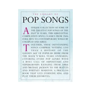 MusicSales - The Library Of Pop Songs - The Library Of Pop Songs