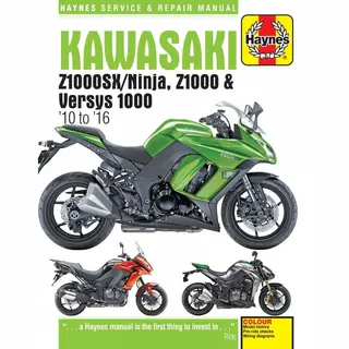 Haynes Kawasaki Z1000 Z1000SX &amp, Versys (10 To 16)