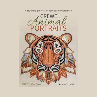 Crewel Animal Portraits, 6 Stunning Projects In Jacobean Embroidery