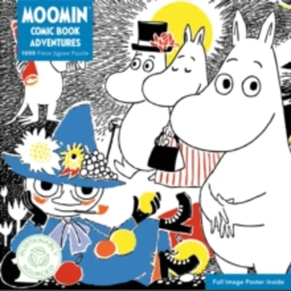 Adult Sustainable Jigsaw Puzzle, Moomin, Comic Strip, Book One, 1000-Pieces. Ethical, Sustainable, Earth-Friendly thumbnail