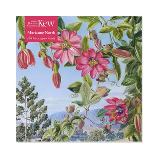Isbn Adult Jigsaw Puzzle Kew: Marianne North: View in the Brisbane Botanic Garden (500 pieces)