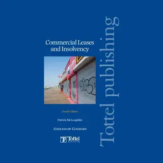 Isbn Commercial Leases and Insolvency boek Recht Engels Paperback 340 pagina's