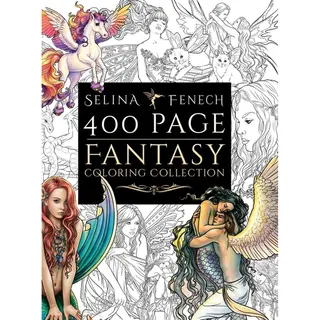 400 Page Fantasy Coloring Collection