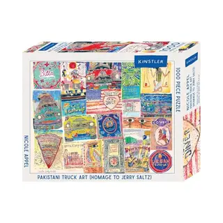 1000 Piece Puzzles- Pakistani Truck Art (Homage To Jerry Saltz)