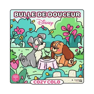 hachette heroes Atelier Créatif Disney Cozy Colo Disney - Bulle De Douceur - Hachette - Kleurboek Voor Volwassenen En Kinderen
