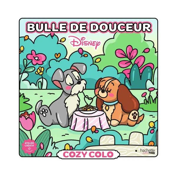 hachette heroes Atelier Créatif Disney Cozy Colo Disney - Bulle De Douceur - Hachette - Kleurboek Voor Volwassenen En Kinderen thumbnail