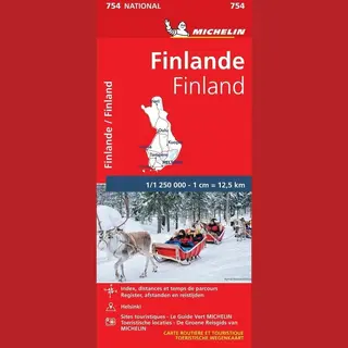 Nationale Kaarten Michelin - Michelin Wegenkaart 754 Finland
