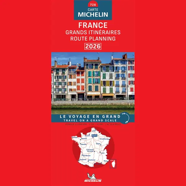 Michelin Editions Michelin Frankreich Fernrouten 2026 thumbnail