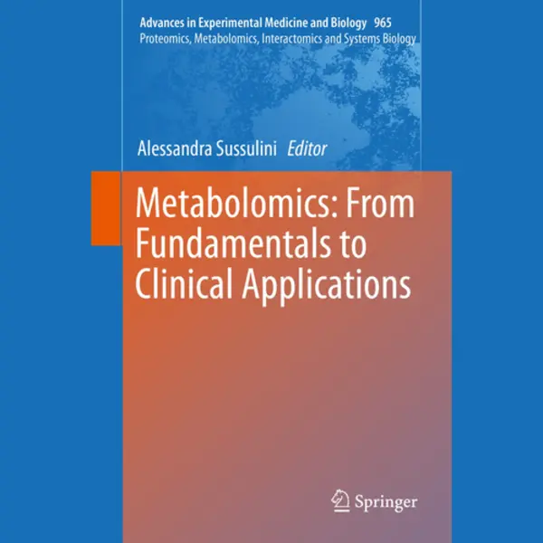 Isbn Metabolomics: From Fundamentals to Clinical Applications book English Hardcover 350 pages thumbnail