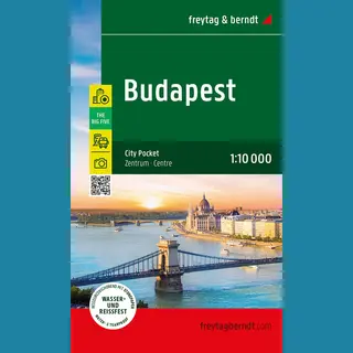 Budapest City Pocket Map F&B