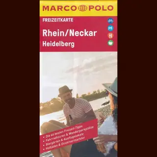 unbekannt Marco Polo Freizeitkarte Rhein, Neckar, Heidelberg 1, 100 000