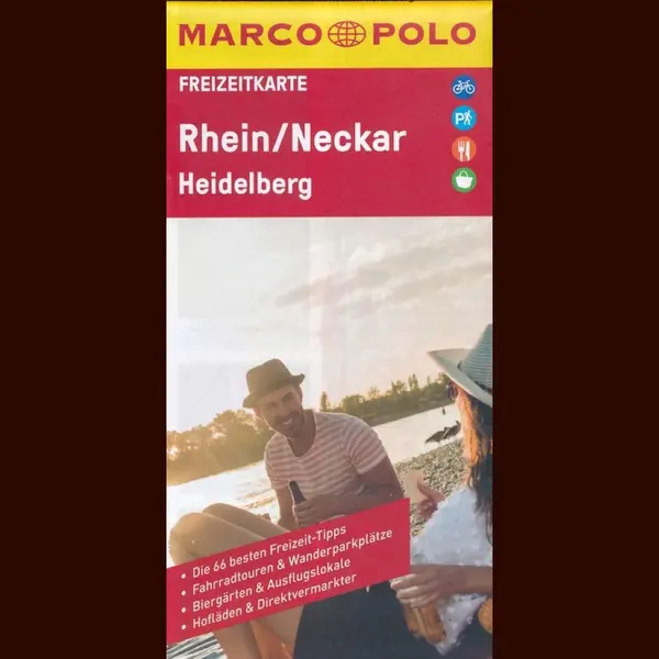 unbekannt Marco Polo Freizeitkarte Rhein, Neckar, Heidelberg 1, 100 000 thumbnail