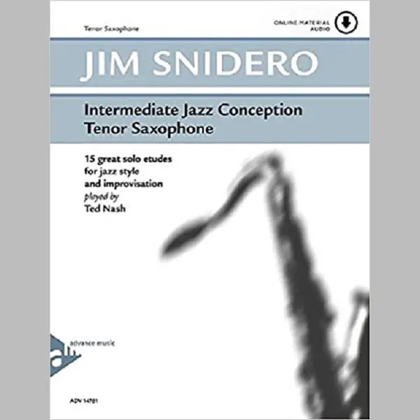 Intermediate Jazz Conception For Tenor Sax Saxophone +Cd thumbnail