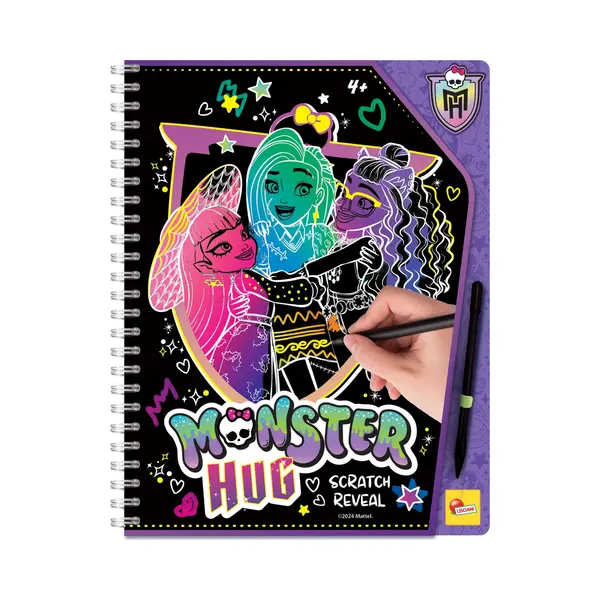 Lisciani - Monster High - Monster Hug Scratch Reveal - Scratchboek thumbnail